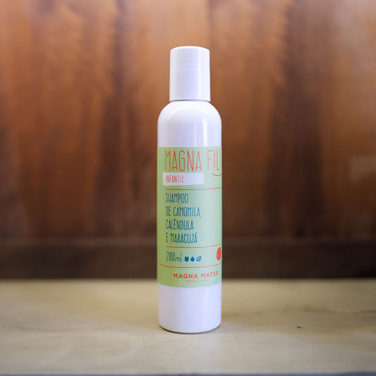 Shampoo Infantil de Camomila, Calêndula e Maracujá