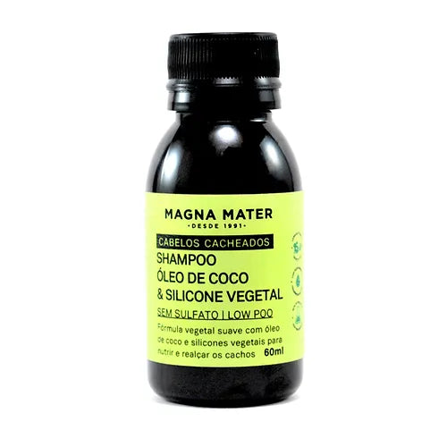 Shampoo Óleo de Coco e Silicone Vegetal - Cabelos cacheados - Sem Sulfato