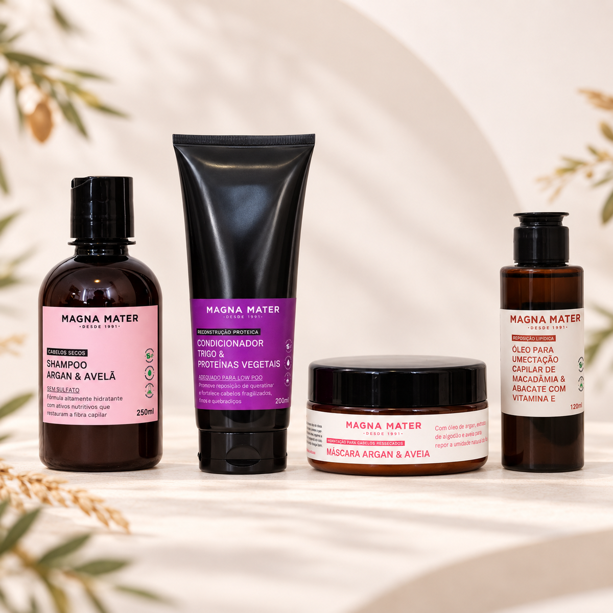 Kit Capilar Tratamento Hidratação + Nutrição Completo