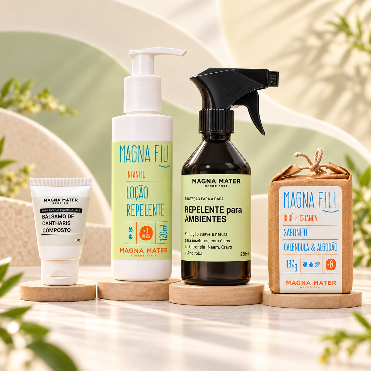 Kit Repelente e Proteção Natural Infantil