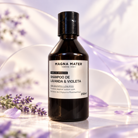 Shampoo Lavanda e Violeta - Cabelos brancos